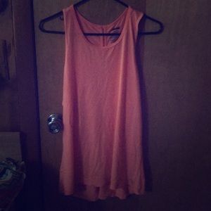 A pink tank top